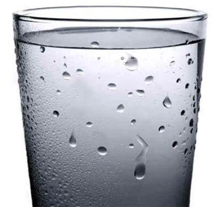 Glass of water